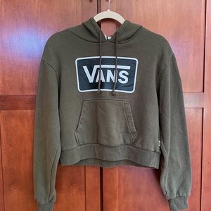 Cropped vans hoodie